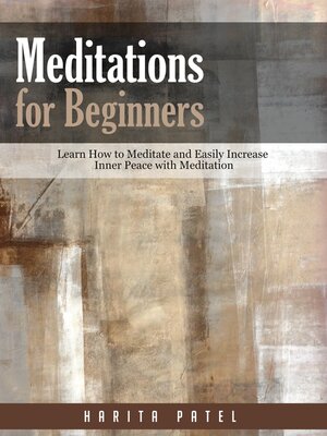 cover image of Meditations for Beginners